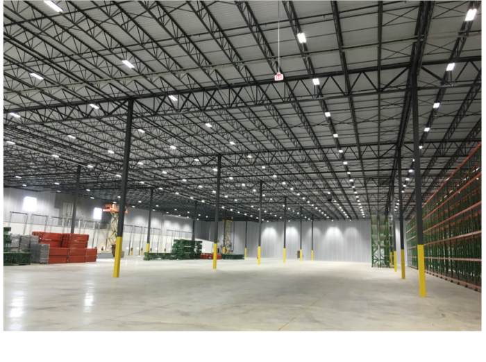 Rack - entepôt - led - éclairage - leluminaireled.com